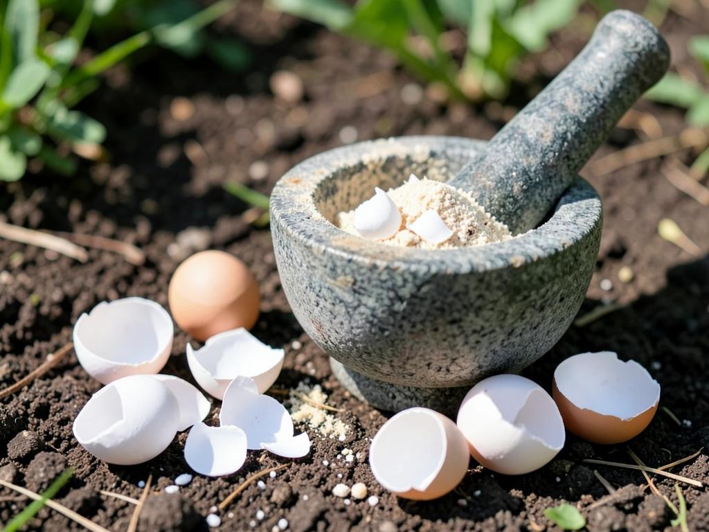 Cáscara de huevo molida: abono orgánico casero