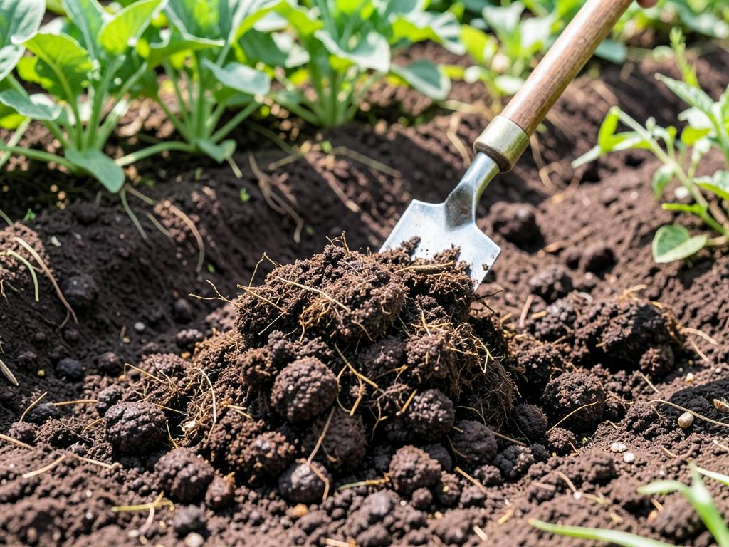 Estiércol compostado: abono orgánico casero