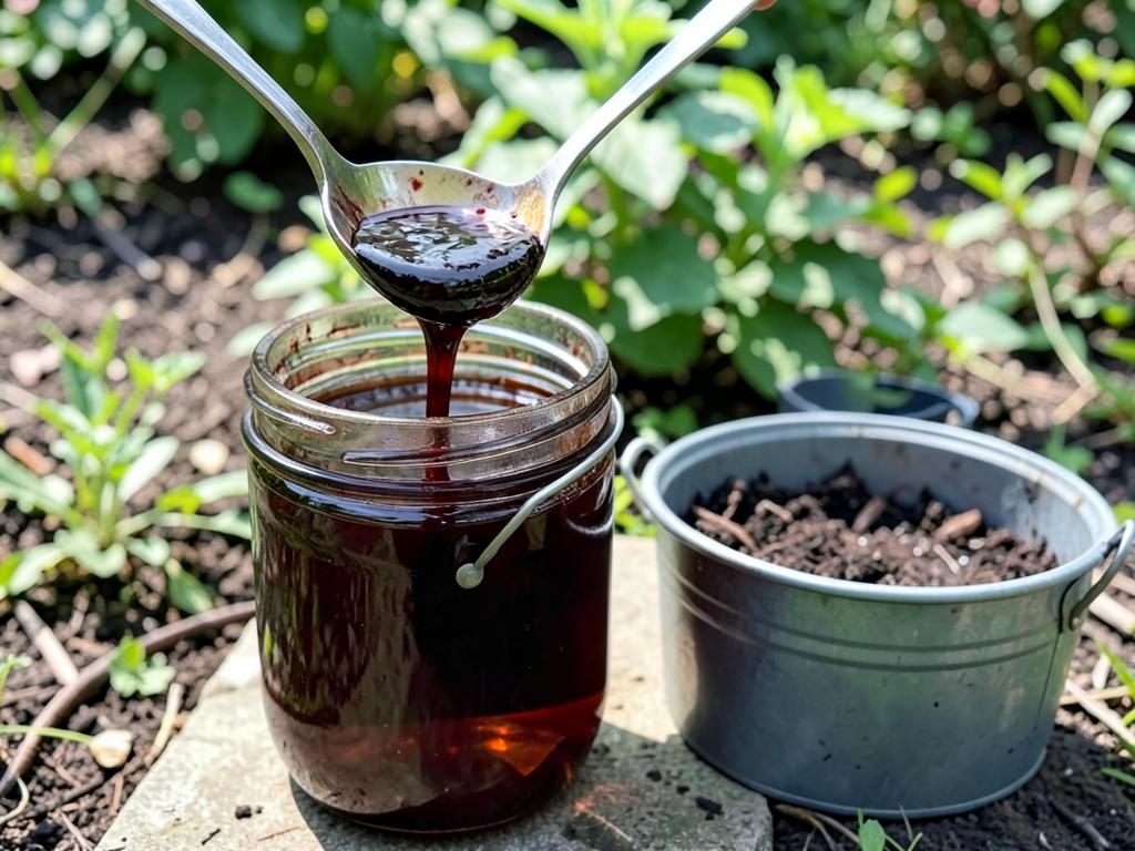 Melaza y microorganismos: abono orgánico casero