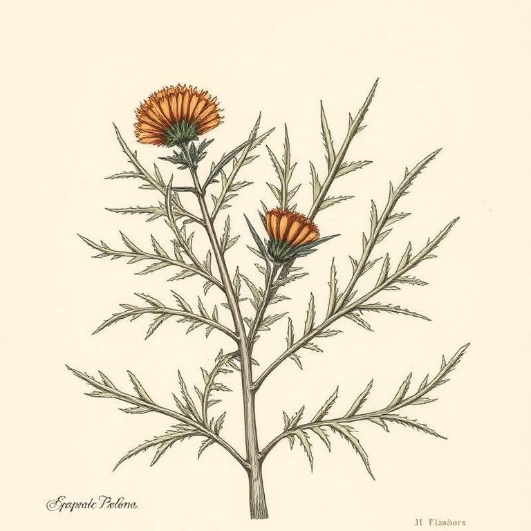 Ilustración botánica de Epazote