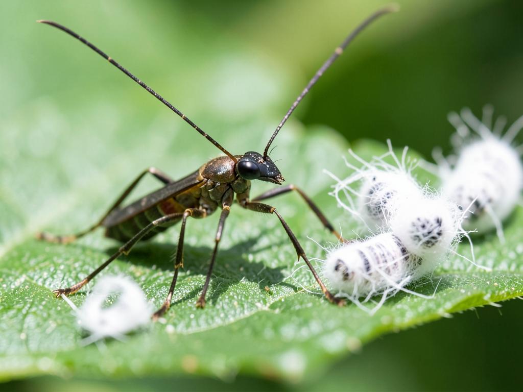 Avispa bracónida (Braconidae), insecto benéfico