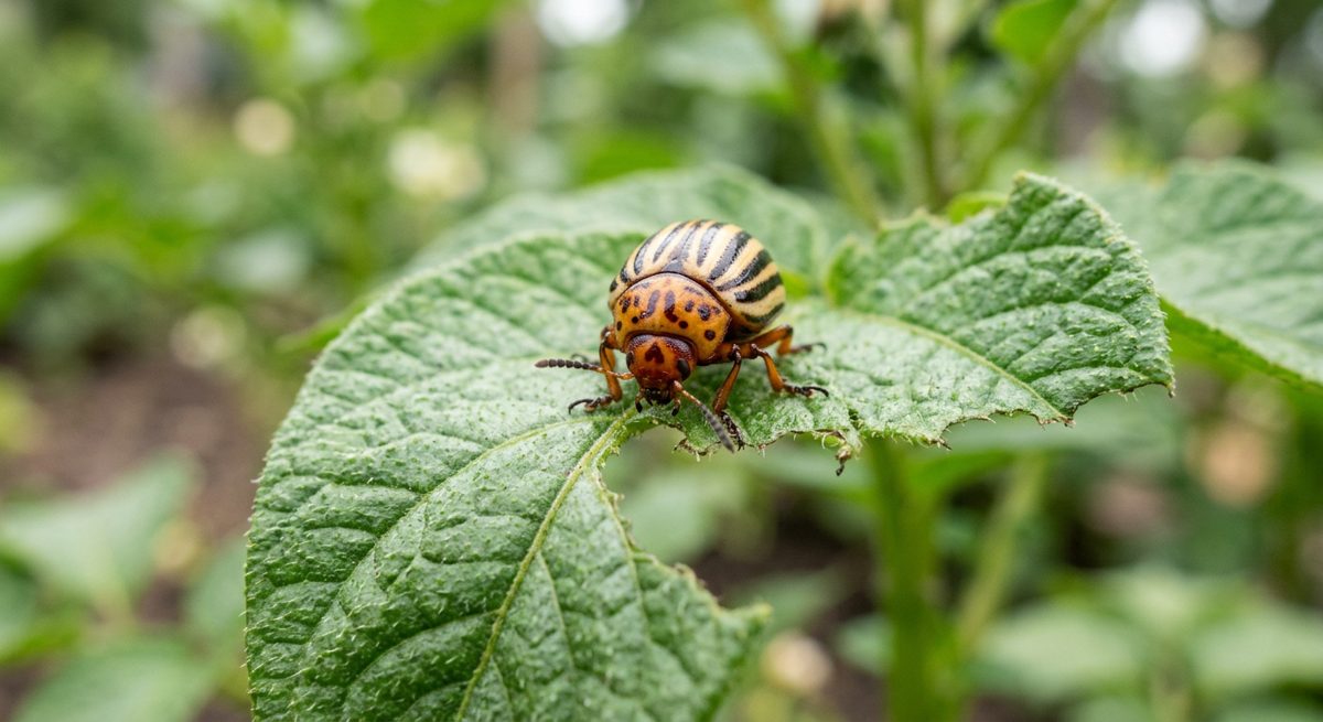 Escarabajo de la papa: plaga del huerto