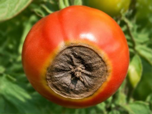 Fotografía real de Pudrición apical del fruto