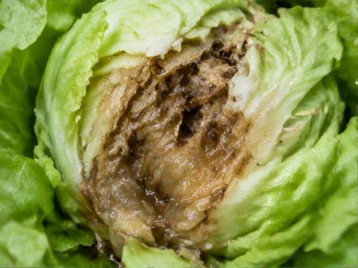 Fotografía real de Pudrición blanda bacteriana