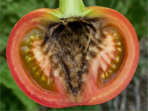 Fotografía real de Pudrición del corazón (Alternaria)