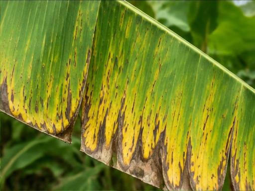 Fotografía real de Sigatoka del plátano