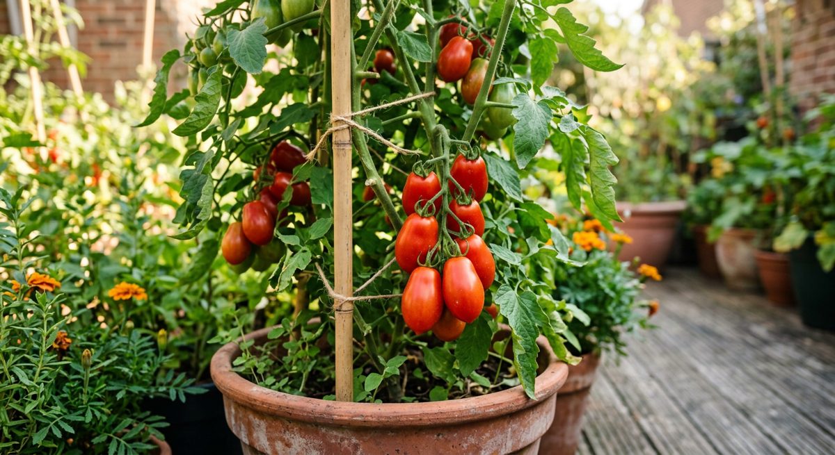 Ilustración botánica de Tomate Perita