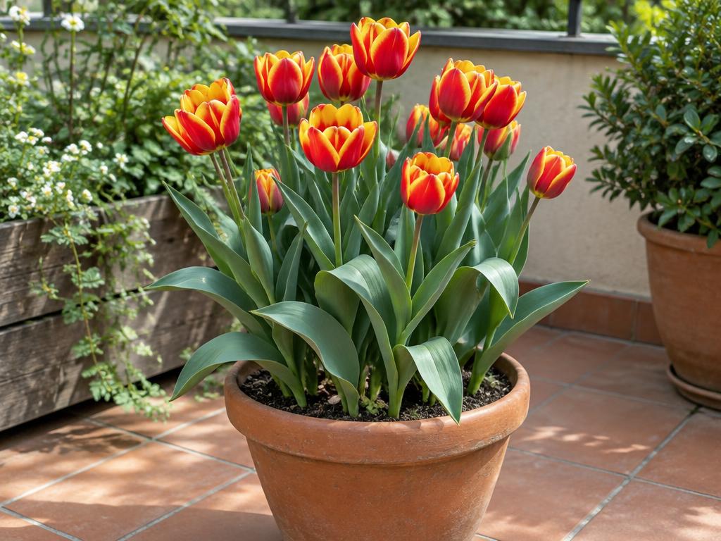 Ilustración botánica de Tulipán