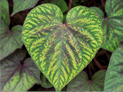 Fotografía real de Virus del moteado plumoso